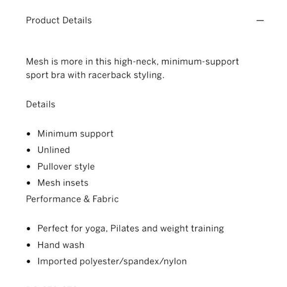 NWT Victoria’s Secret High Neck Sports Bra in Blk - Picture 6 of 6